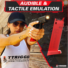 TTRIGGER 43X/48 - Dry Fire Training Magazine for Glock 43X/48 - NOT Compatible with Glock 43 or Laser Cartridges