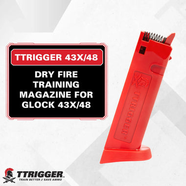 Training Magazine Dry Fire Mag for Glock 43X/48 by TTrigger