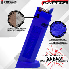 TTRIGGER LIGHT Dry Fire Training Magazine for Glock double stack models. NOT Compatible with Laser Cartridges